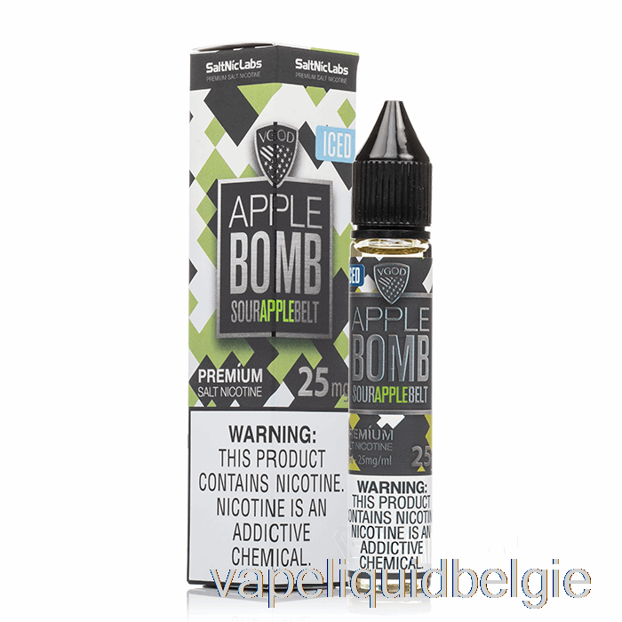 Vape Vloeibare Ijsappelbom - Vgod-zouten - 30 Ml 25 Mg